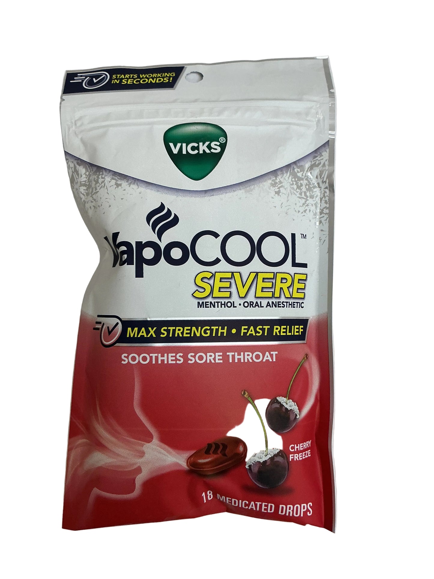 VICKS SORE THRT DRPS CHRY - 12/cs