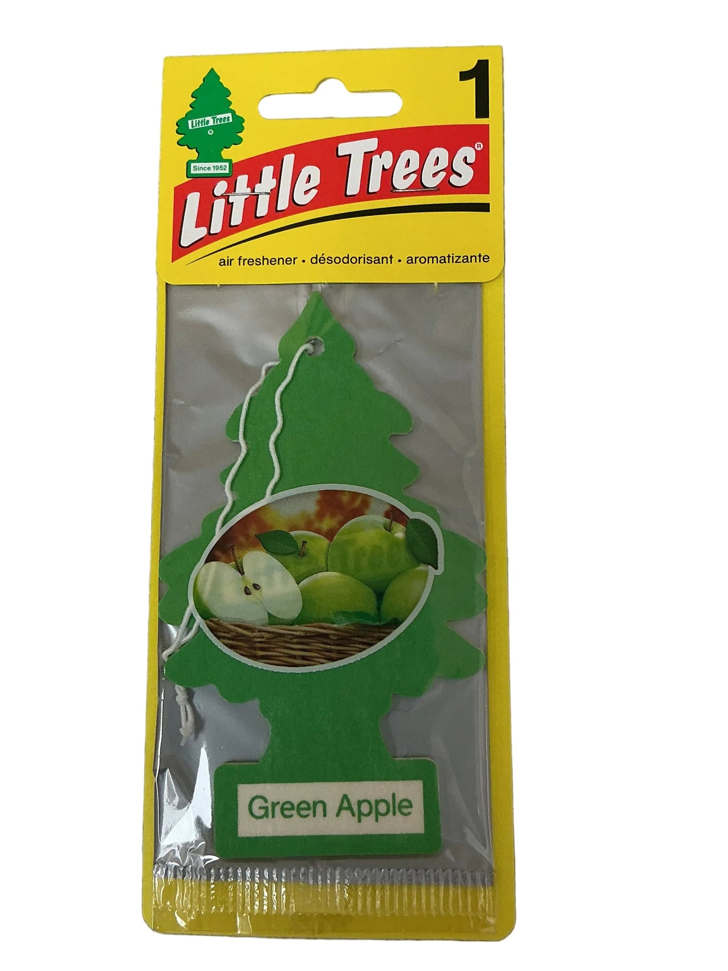 Little Tree Car Fresheners- Green Apple (6-24pk)cs
