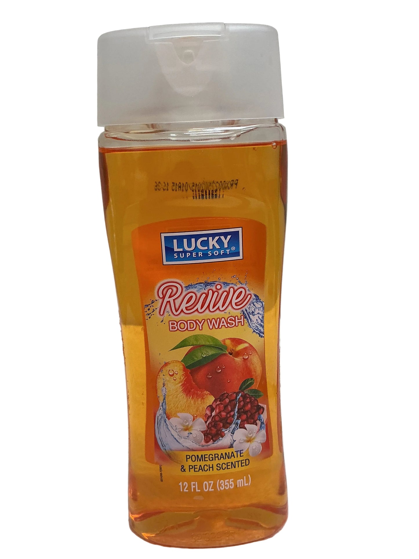 Lucky Body Wash 12oz- Pomegranate and Peach -12/cs
