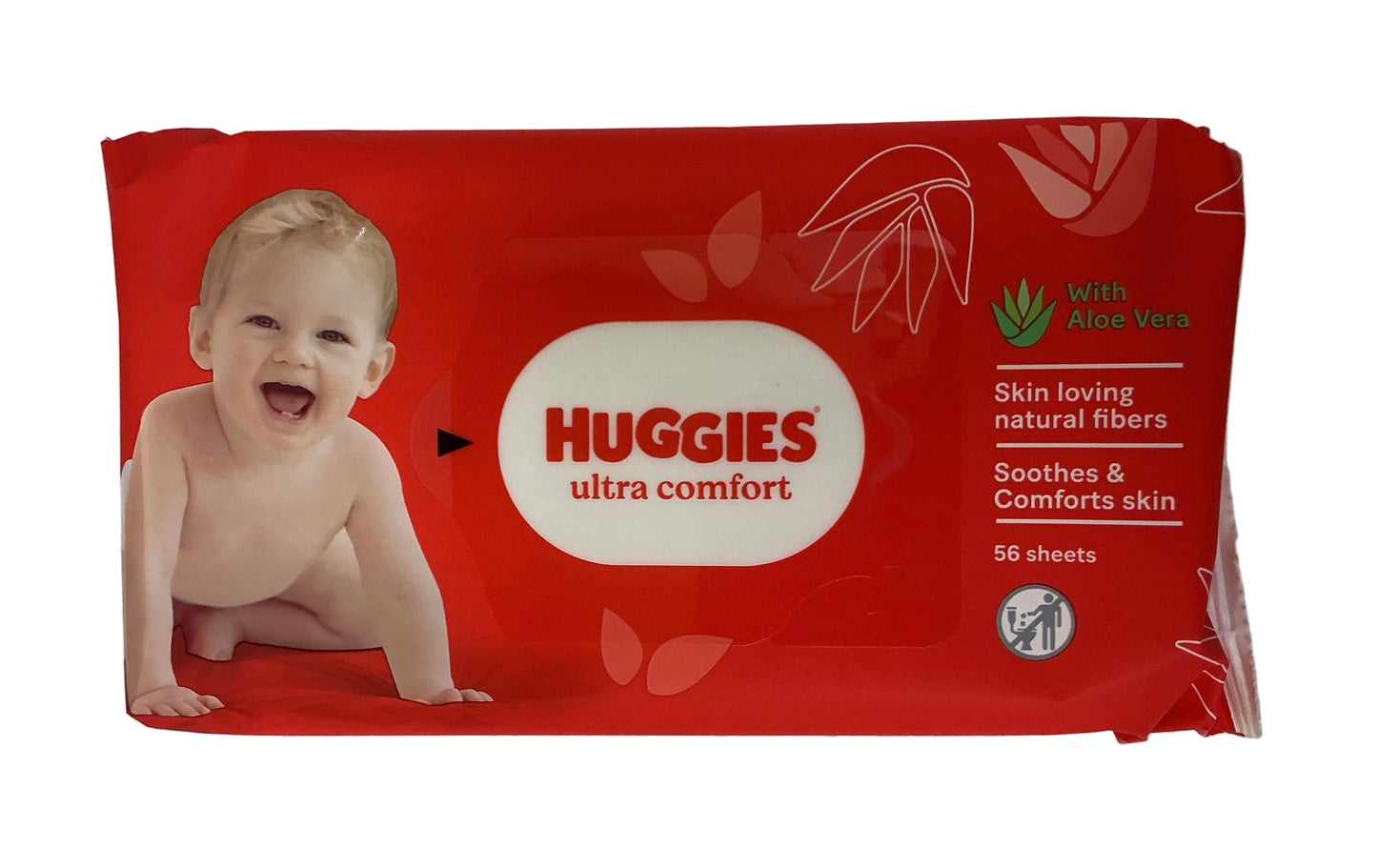 Huggies Baby Wipes 56ct - Ultra Comfort - 10/cs