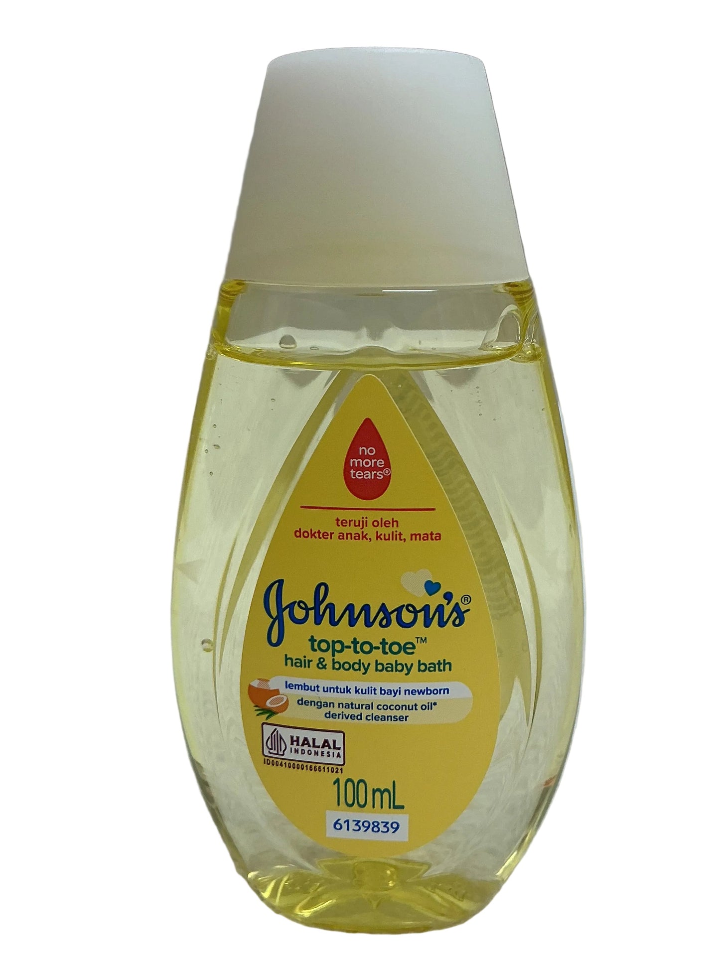 Johnsons Head-to-Toe Hair & Body Wash 100mL -(8/6PK) -48cs