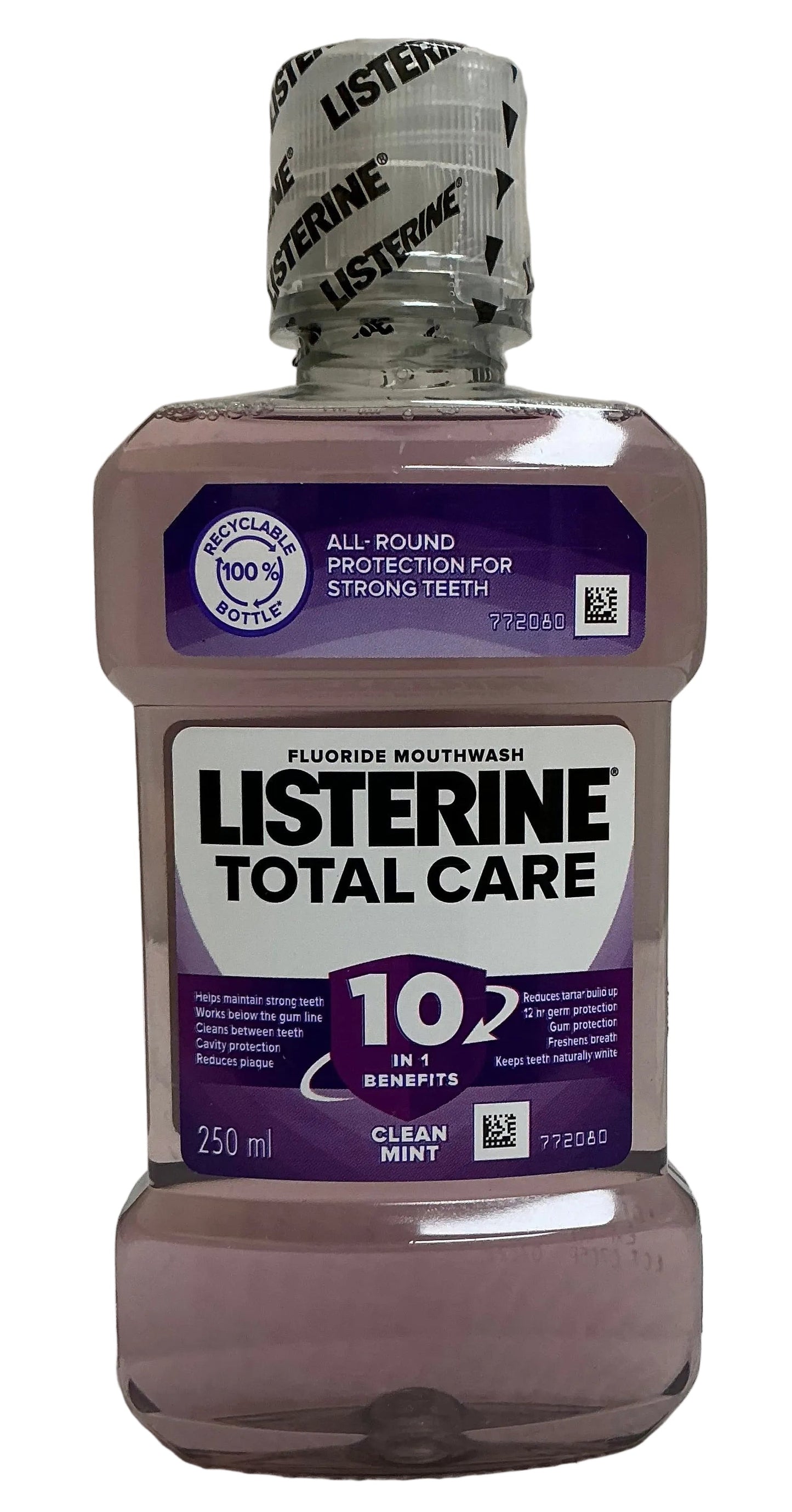 Listerine 250ml - TOTAL CARE CLEAN MINT 12/cs