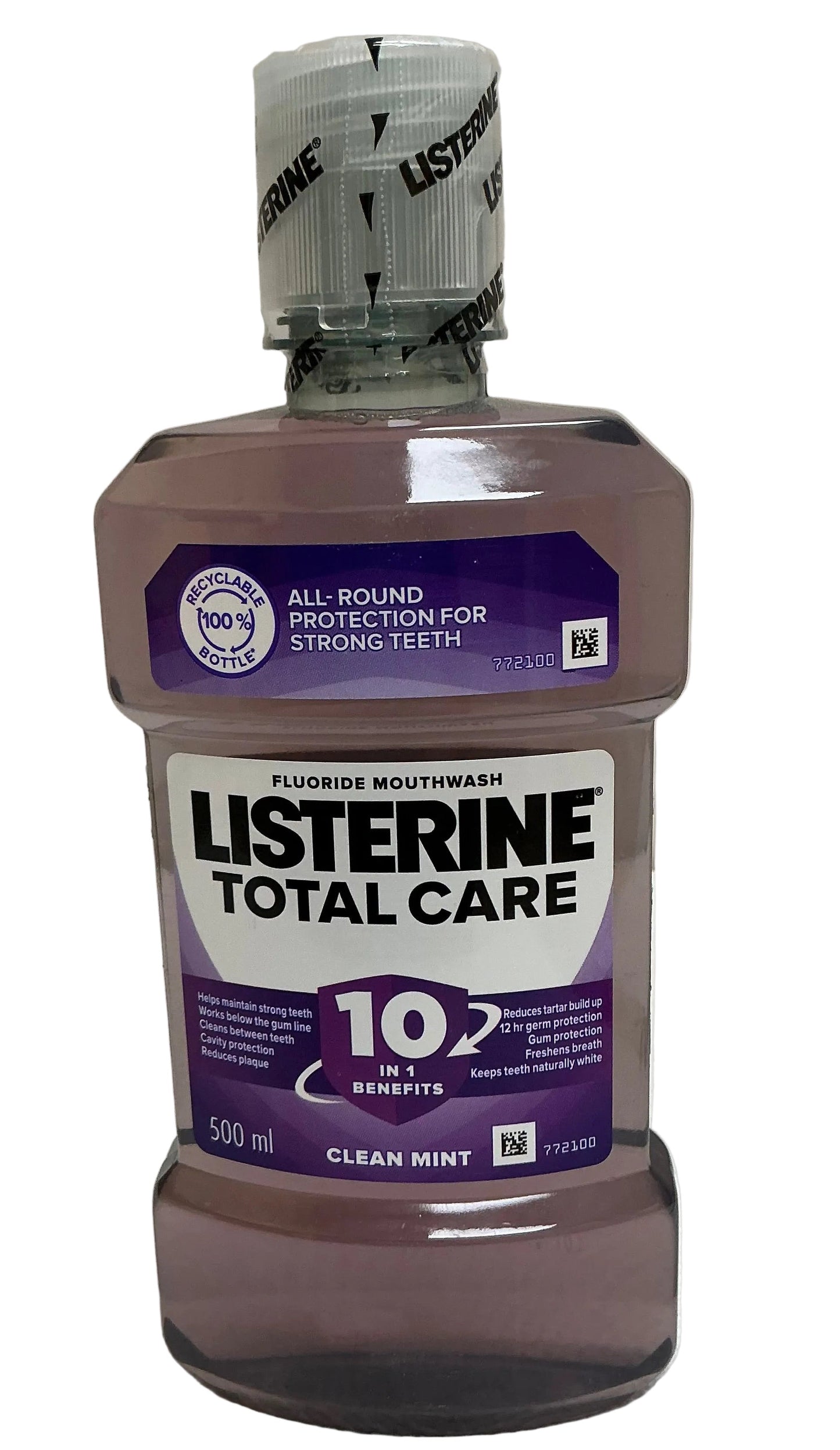 Listerine 500ml - TOTAL CARE CLEAN MINT 12/cs