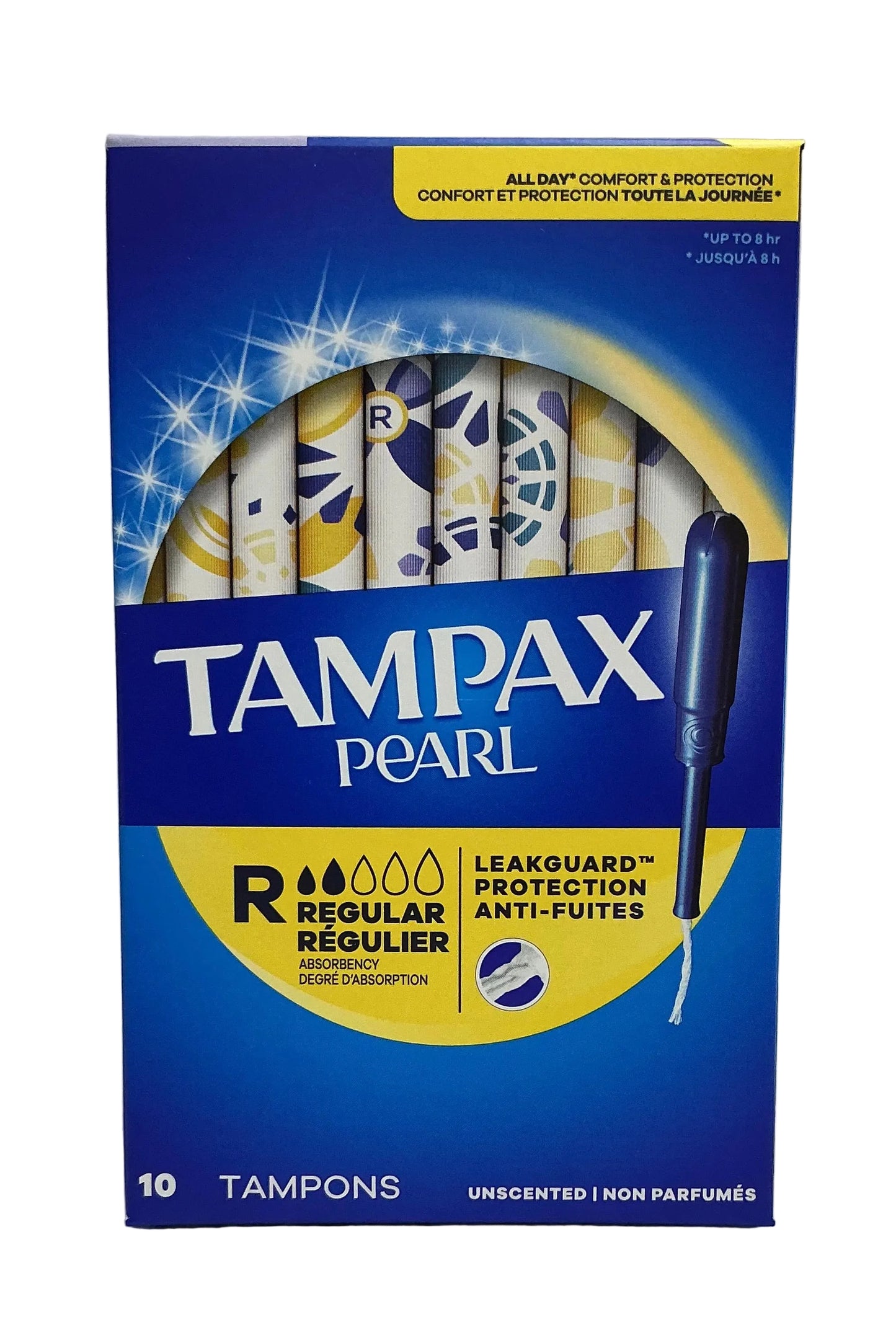 Tampax Pearl Regular Unscented -(4/10pk)40/cs
