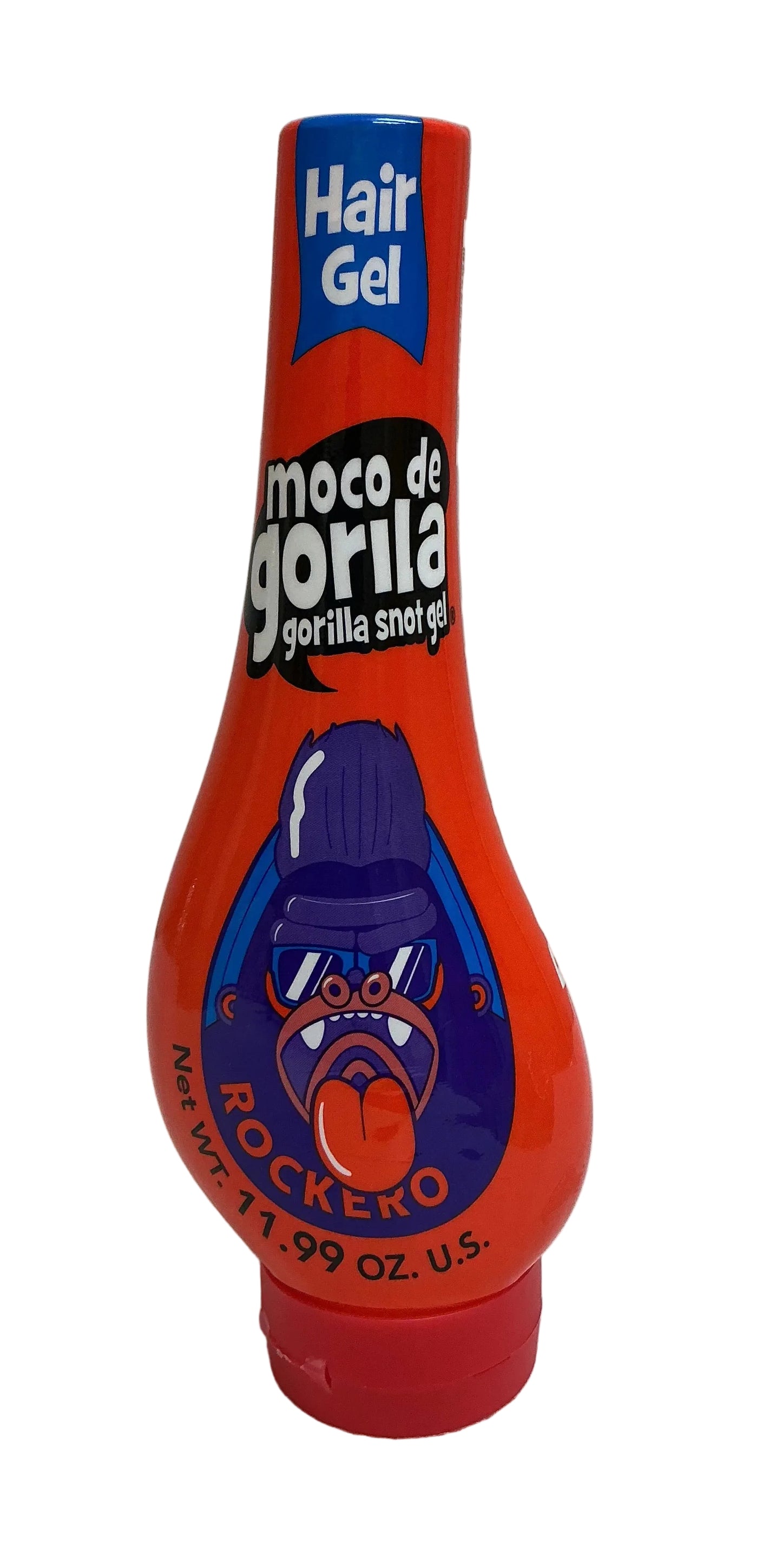 Moco De Gorila Hair Gel Squeeze Tube 12/11.99oz ROCKERO (Red) -12/cs