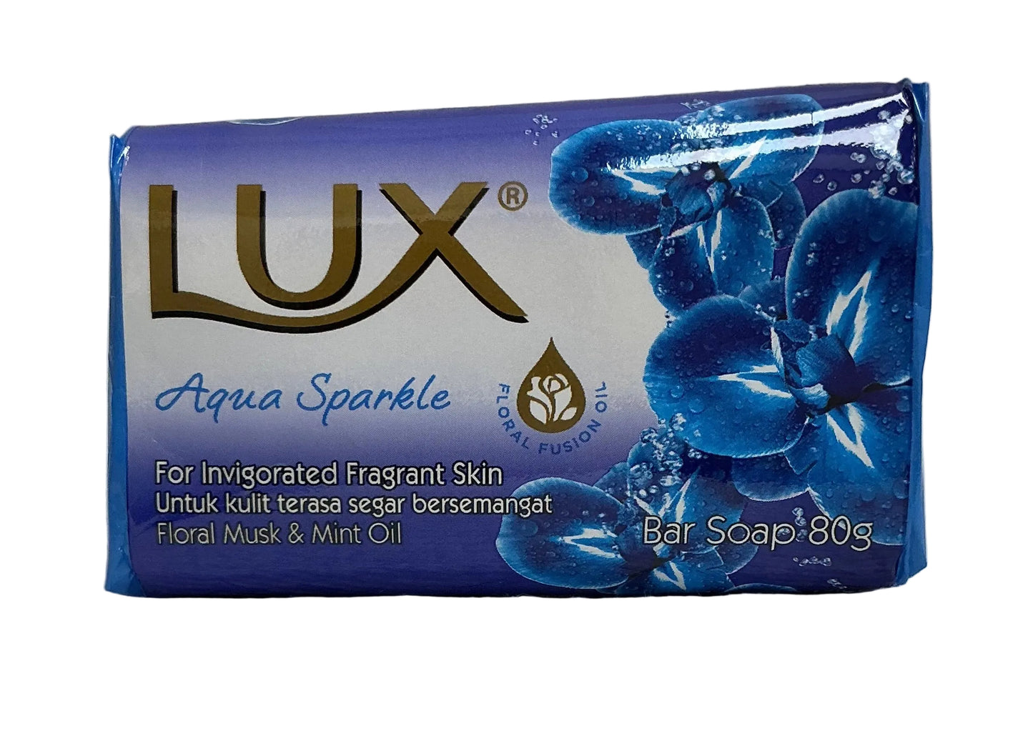 LUX SOAP AQUA SPARKLE 80gr -144/cs