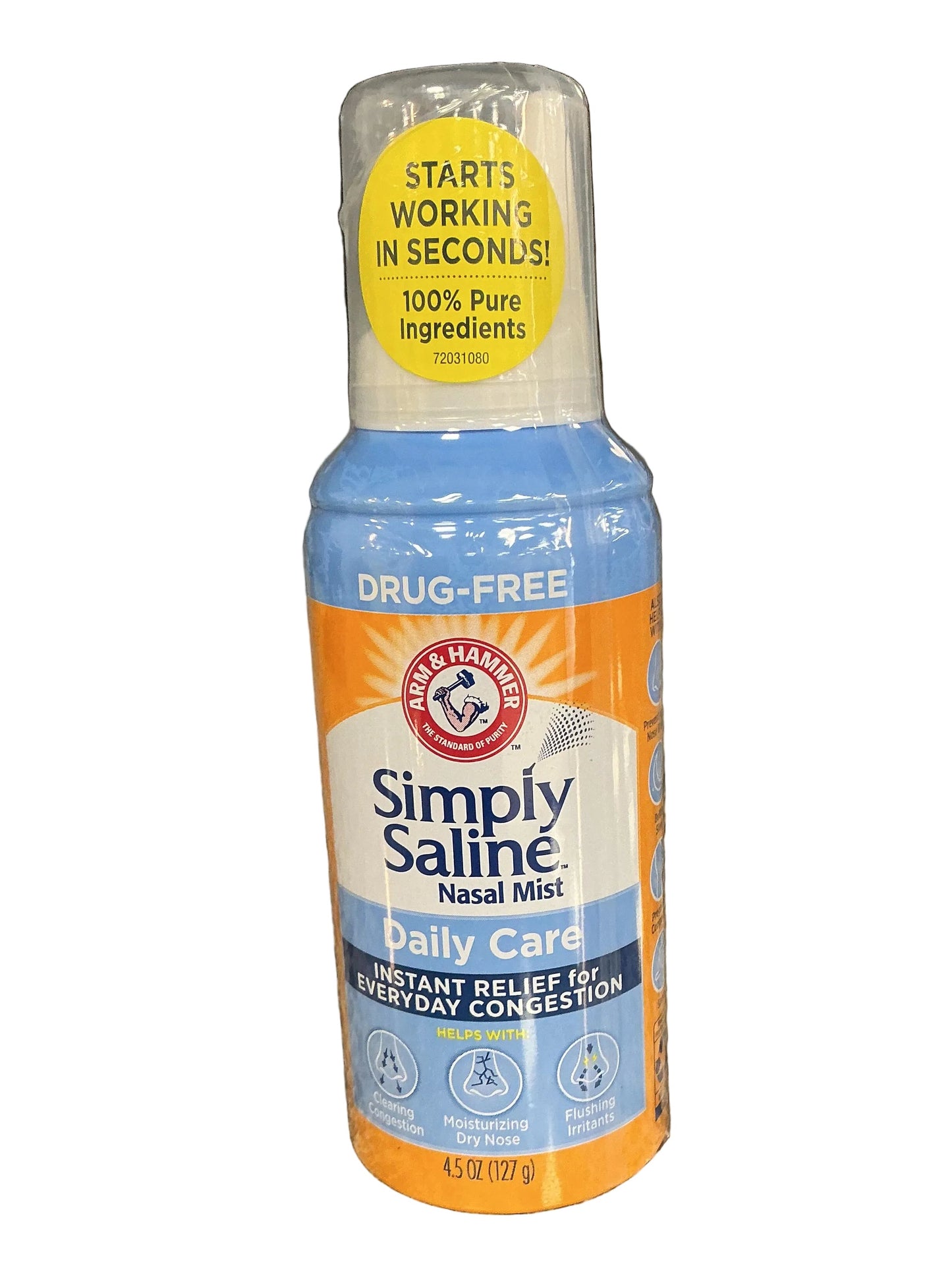 Simply Saline Adult Nasal Mist 4.5oz Instant Relief- (6/4pk)24/cs
