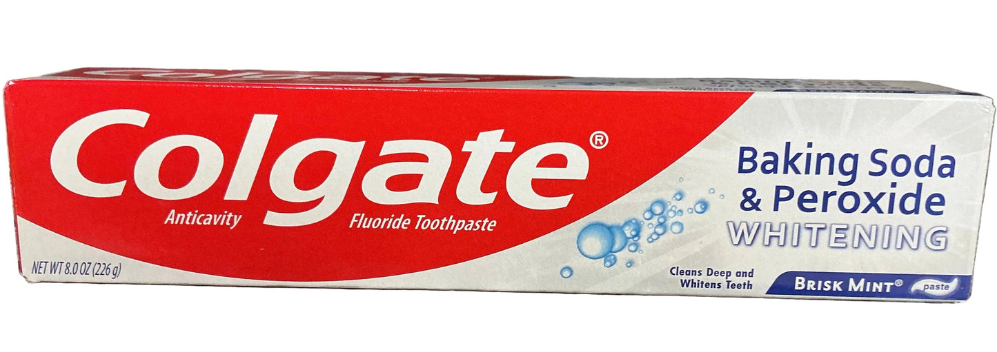 Colgate TP 8oz BAKING SODA & PEROXIDE PASTE (8-5pk) -40/cs