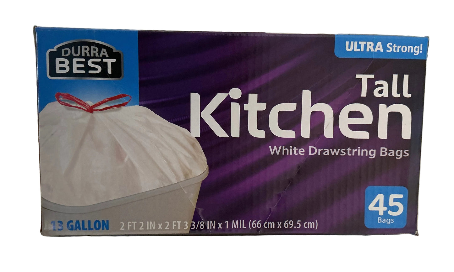 DURRA BEST KTCHN WHT 13GL 45ct - 4/cs