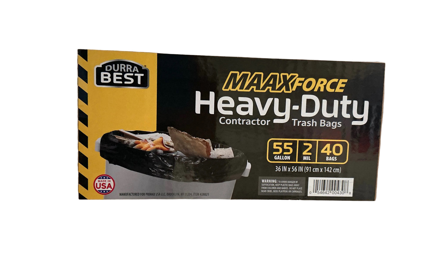 DURRA BEST TRSH 55GL 40ct - 4/cs