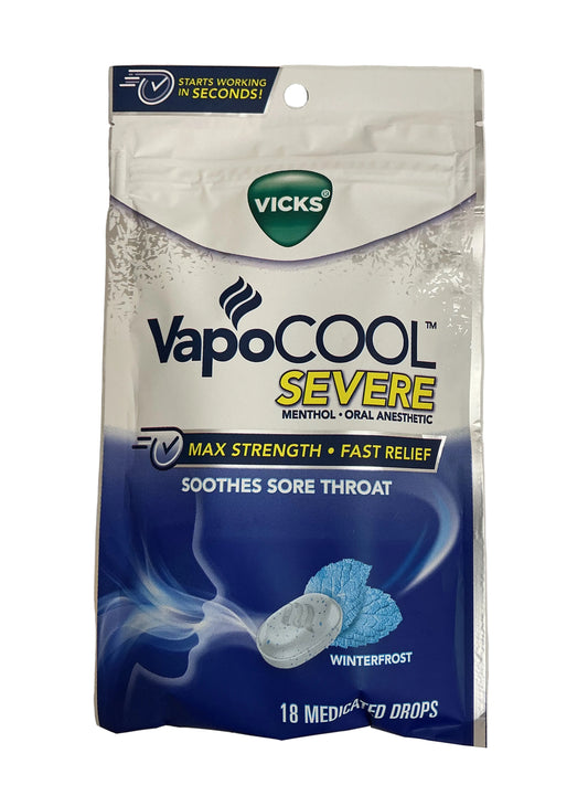 VICKS SR THRT DRP WNTFRST - 12/cs
