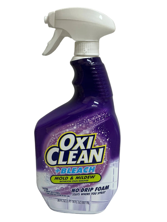 OXICLEAN NO DRIP FOAM MOLD&MILDEW STAIN REMOVER 30oz - 8/cs