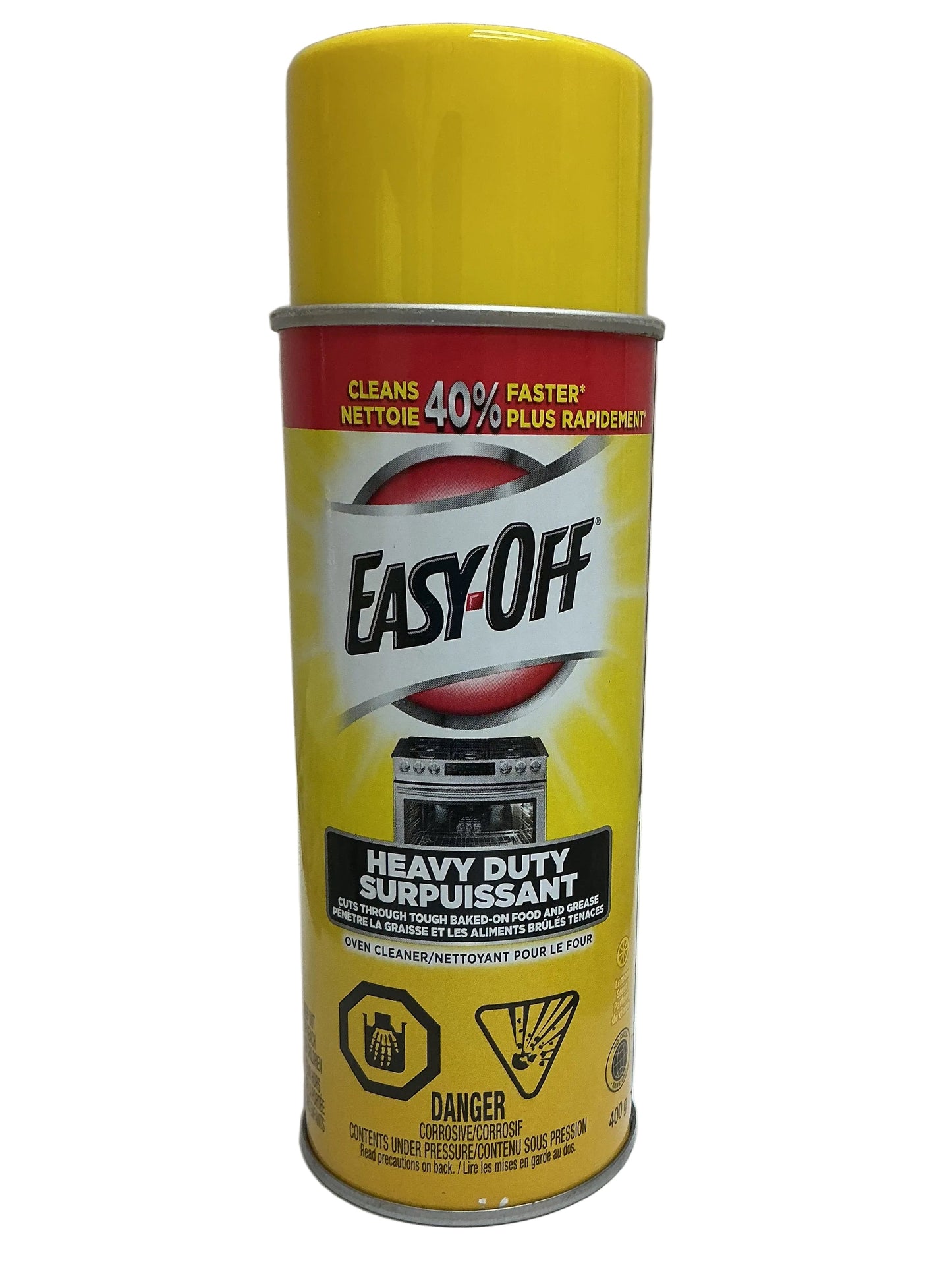Easy-Off Heavy Duty Oven Cleaner, Lemon Scent,400 GRAM 14.5 Fl OZ - 12/cs