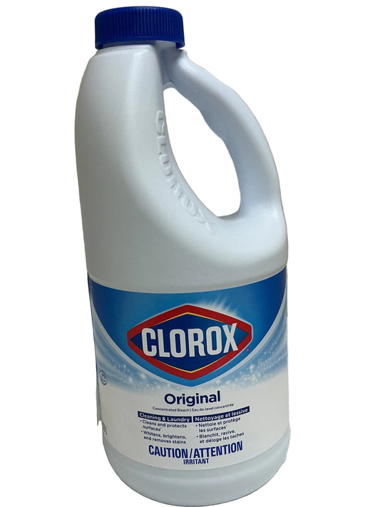 Clorox Original Bleach, 1.27 L 43 OZ - 6/cs