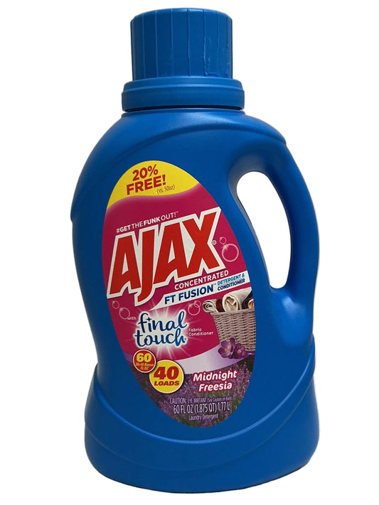 Ajax 2X Detergent 60oz 5 in 1 Fusion -Midnight Fressia -8/cs