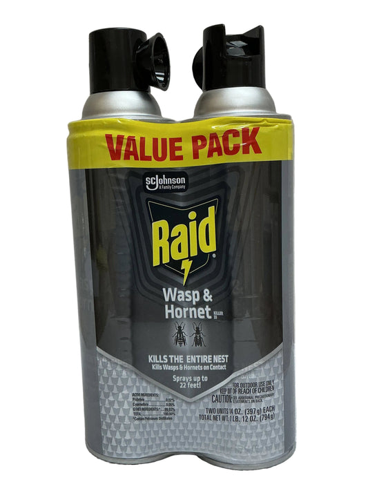 RAID WASP&HORNET 14oz (10/2pk)cs