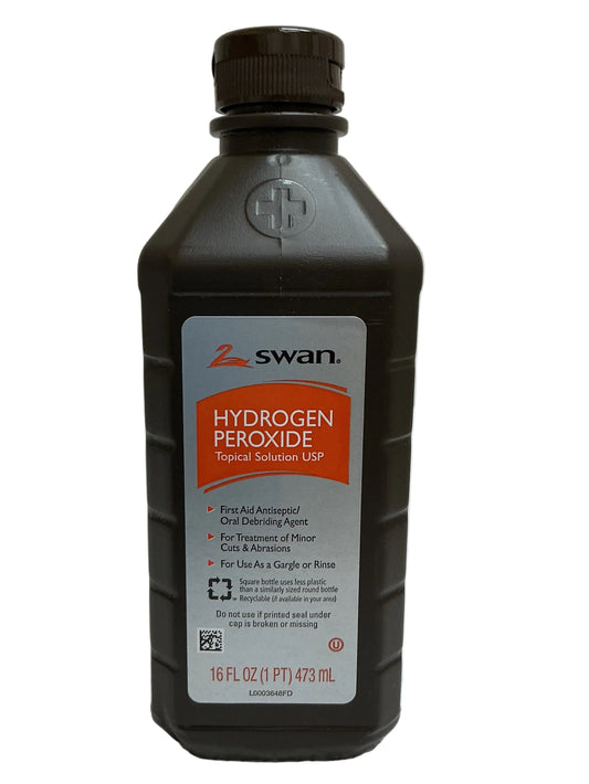 Swan Hydrogen Peroxide 3% 16oz -12/cs