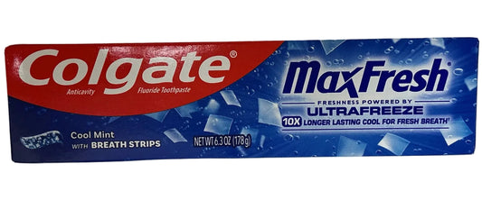 Colgate Max Fresh Crema dental 6.3oz MENTA FRESCA (paquete de 4-6) -24/caja