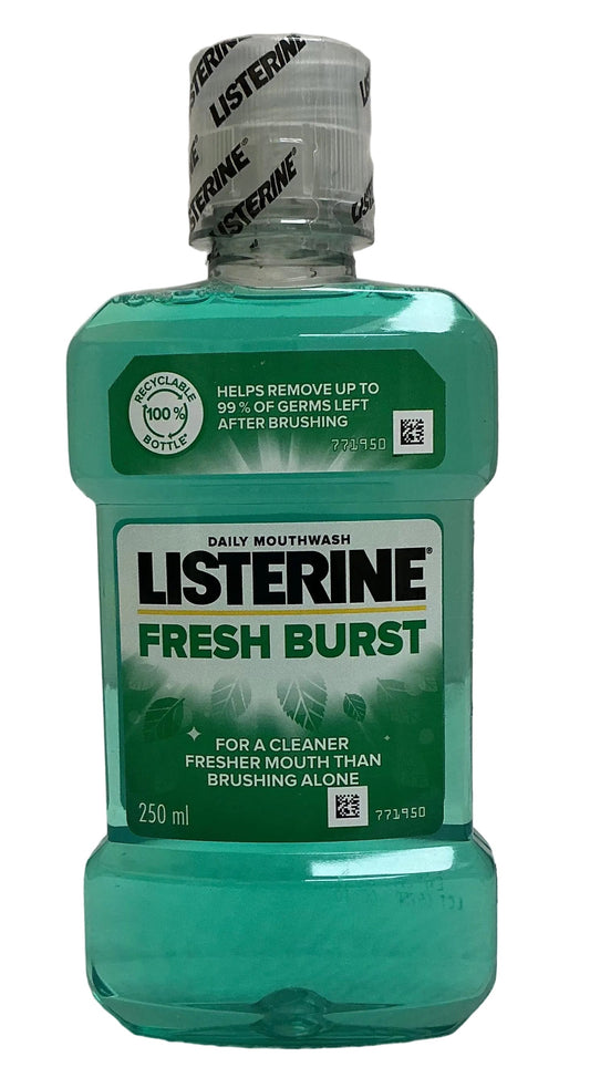 Listerine 250ml - FRESH BURST -12/caja