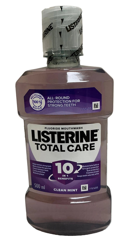 Listerine 500ml - CUIDADO COMPLETO MENTA FRESCA 12/caja