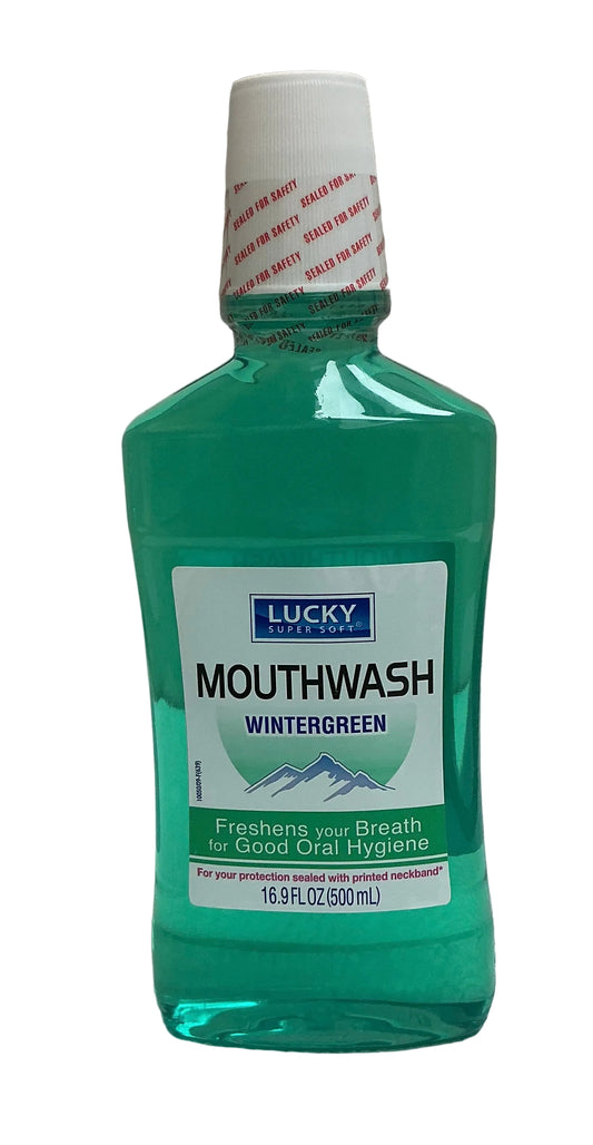 Lucky Mouthwash 16.9oz-Winter Green -12/cs