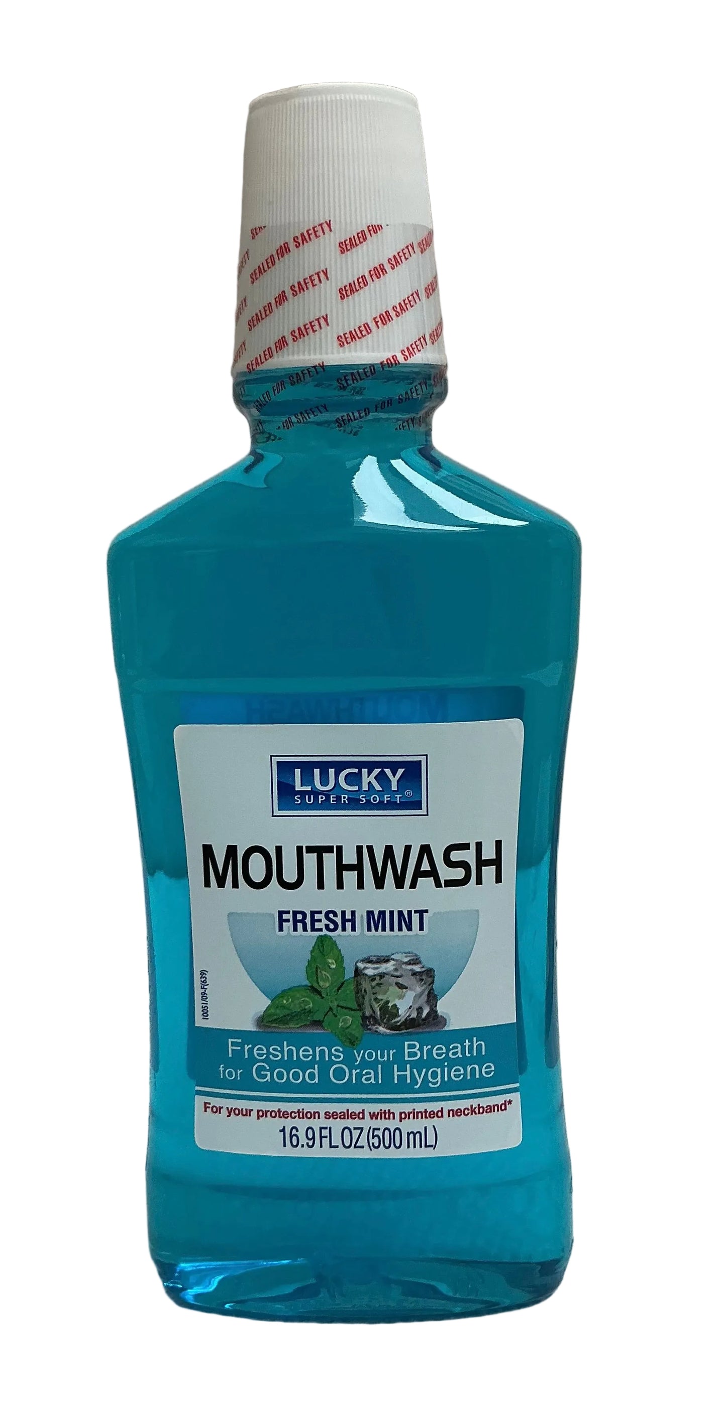 Lucky Mouthwash 16.9oz-Fresh Mint(Blue) -12/cs