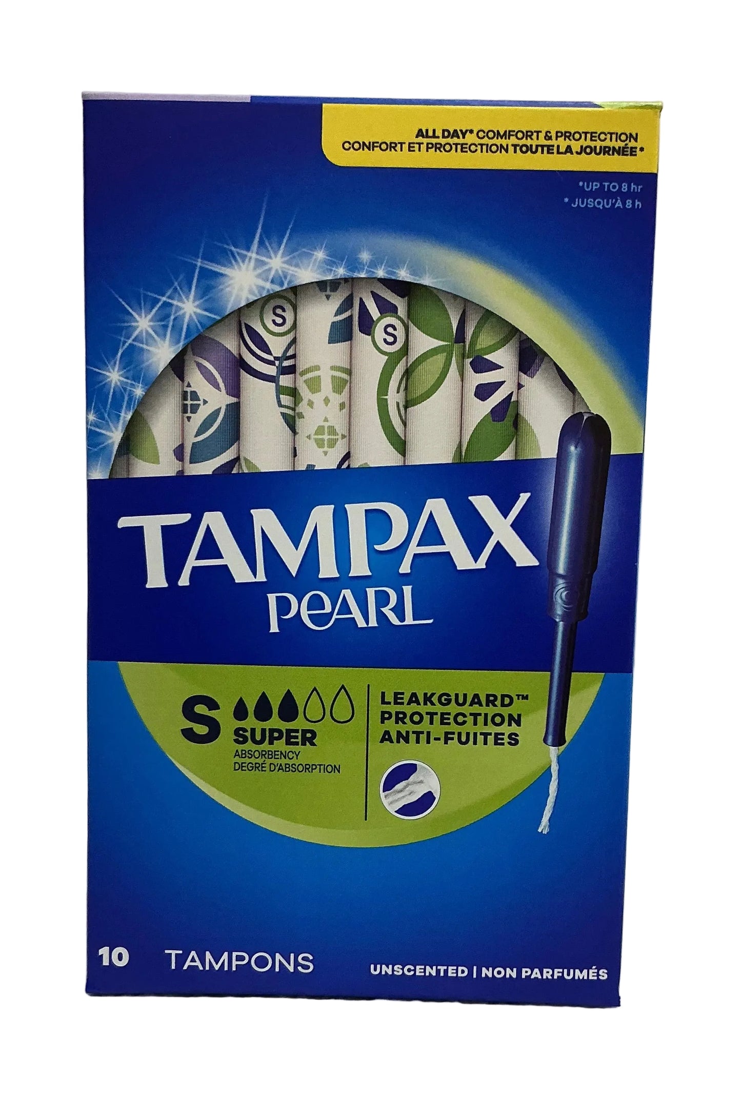 Tampax Pearl Súper Sin Perfume -(4/10u)40/caja