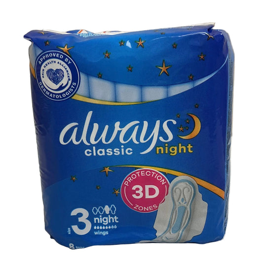 ALWYS CLSC NIGHT W/W -18/cs