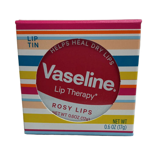 Vaseline Lip Therapy Lip Balm Tin Rosy Lips, 0.6 Oz