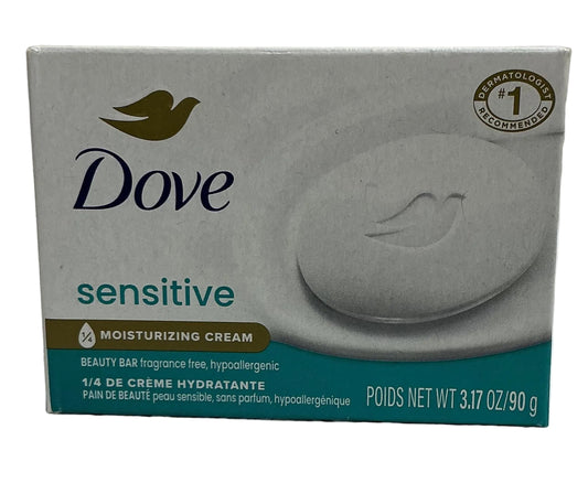 Dove Beauty Bar Sensitive Skin, 3.17 OZ -48/cs