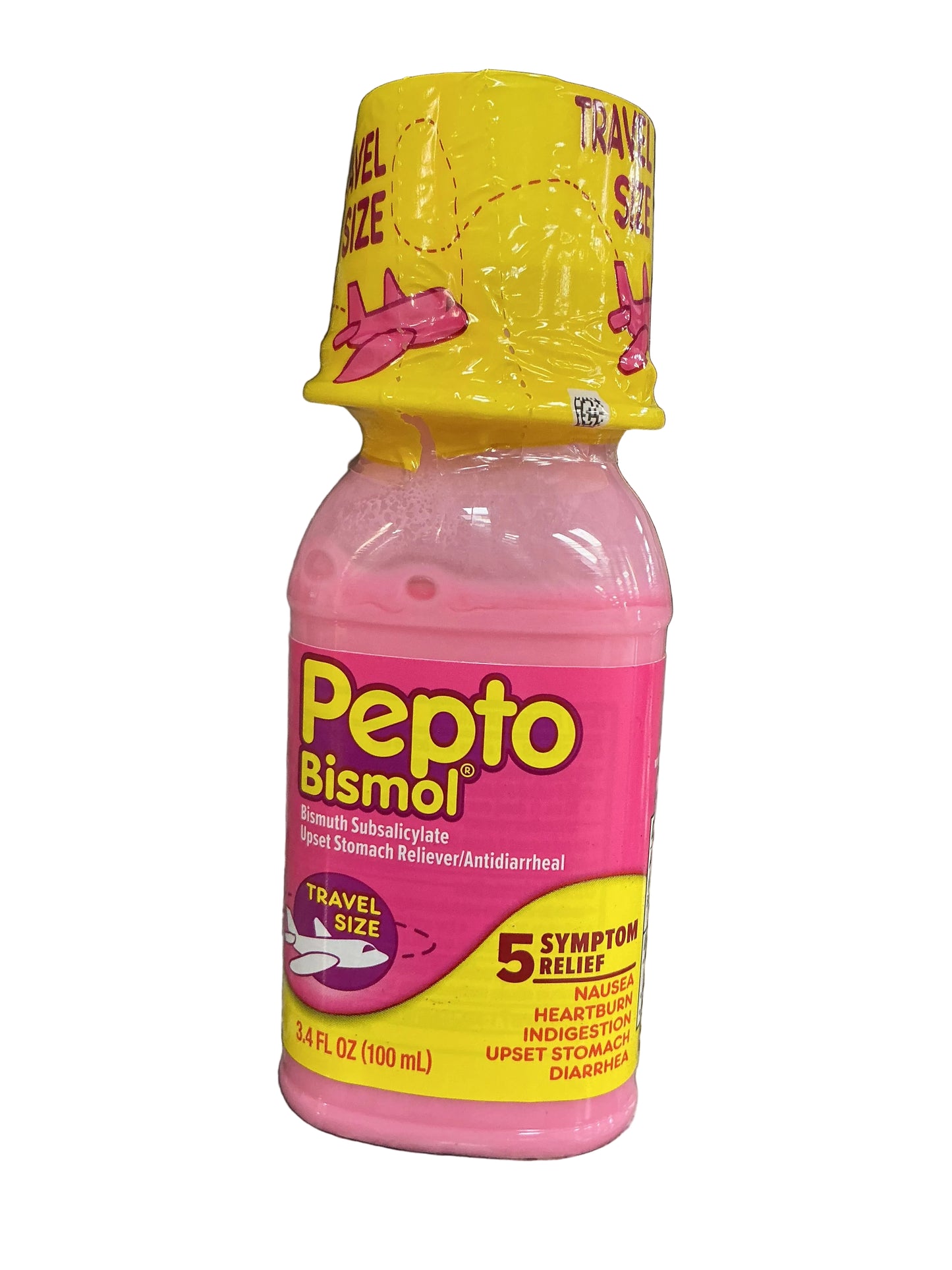 PEPTO LIQ ORIG TRAVEL 3.4OZ (3/4PK) -12cs