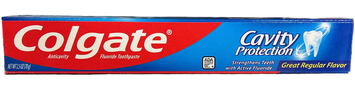 Colgate TP 2.5oz Regular Anticavity  -(4-6pk) -24/cs