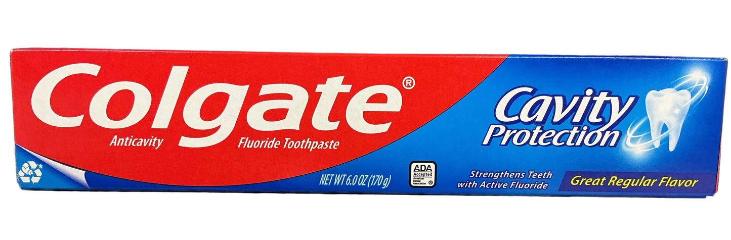 Colgate TP 6oz Regular Anticavity Paste (4-6pk)-24/cs