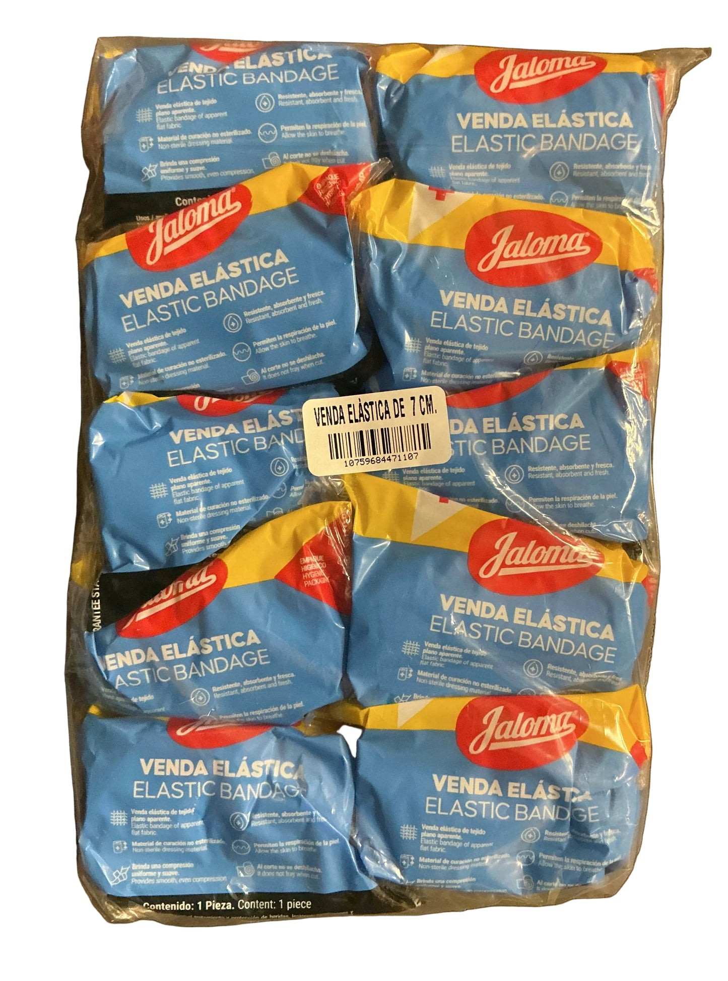 Venda Jaloma No 7 Paquete con 10 Piezas - 60/caja