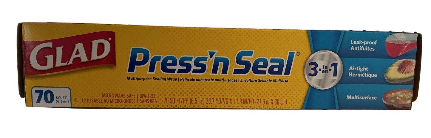 GLAD PRESS SEAL 70FT 12R - 12/cs