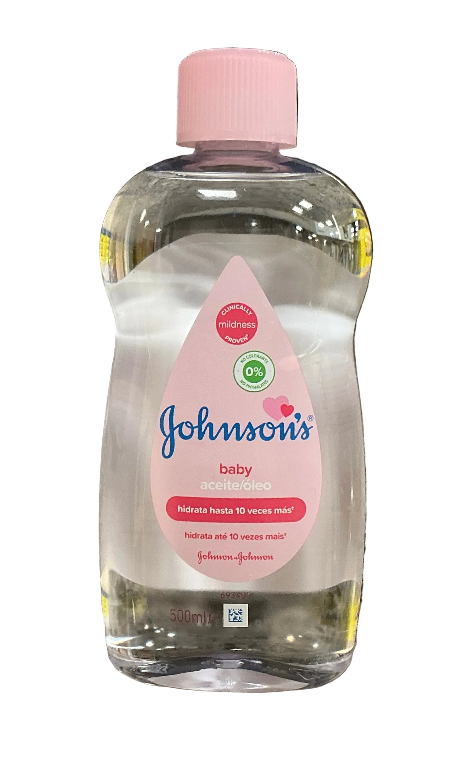 JJ BABY OIL 500 ML - 6/cs