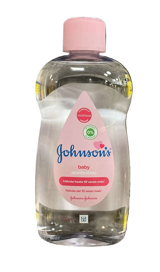 JJ BABY OIL 500 ML - 6/cs